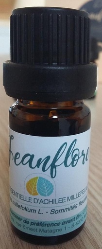 Huile essentielle d'achillée millefeuille sommités fleuries BIO - 2.5 ml